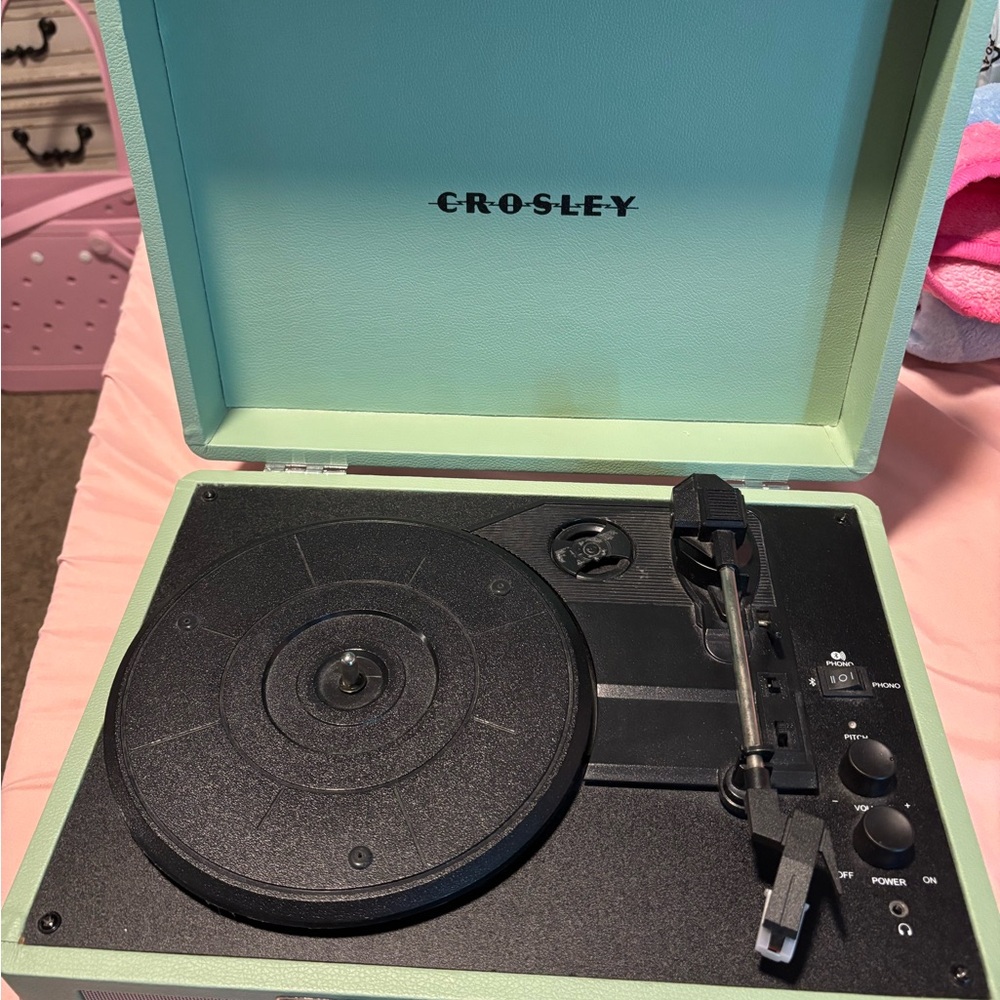 Crosley Mint Green Turntable